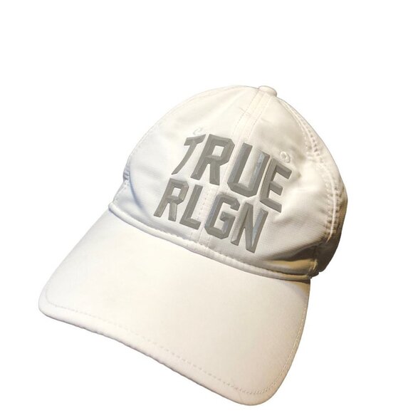Vintage True Religion Hat Baseball Cap White Reflective - Picture 2 of 6